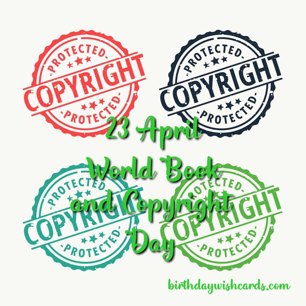 Birthday Wish Cards | 23-April World Book and Copyright Day: Birthday Wish Cards | 23-April World Book and Copyright Day: