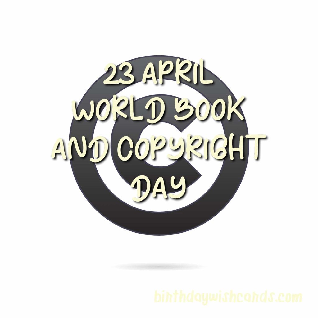Birthday Wish Cards | 23-April World Book and Copyright Day: Birthday Wish Cards | 23-April World Book and Copyright Day: