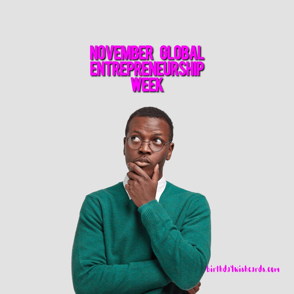 Birthday Wish Cards | 8-Nov Global Entrepreneurship Week: Birthday Wish Cards | 8-Nov Global Entrepreneurship Week: