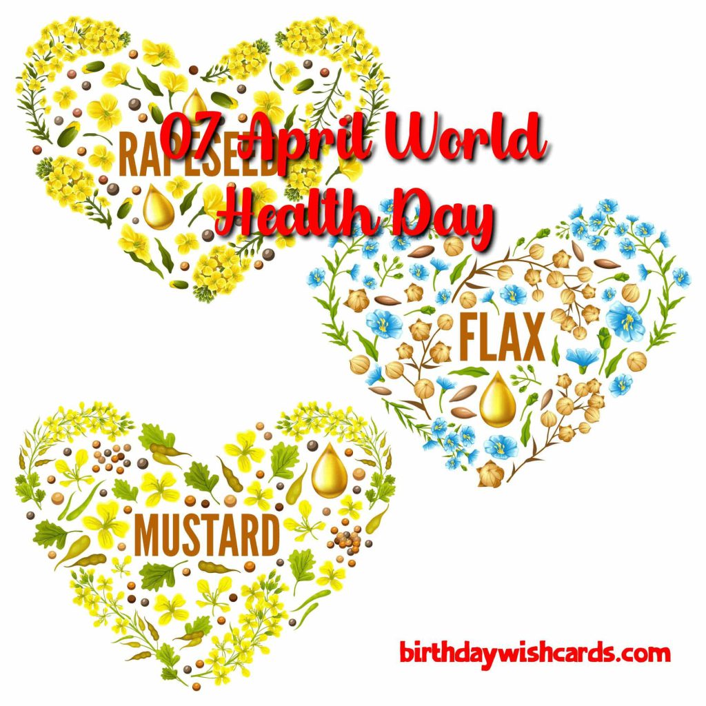 Birthday Wish Cards | 7-April World Health Day: Birthday Wish Cards | 7-April World Health Day: