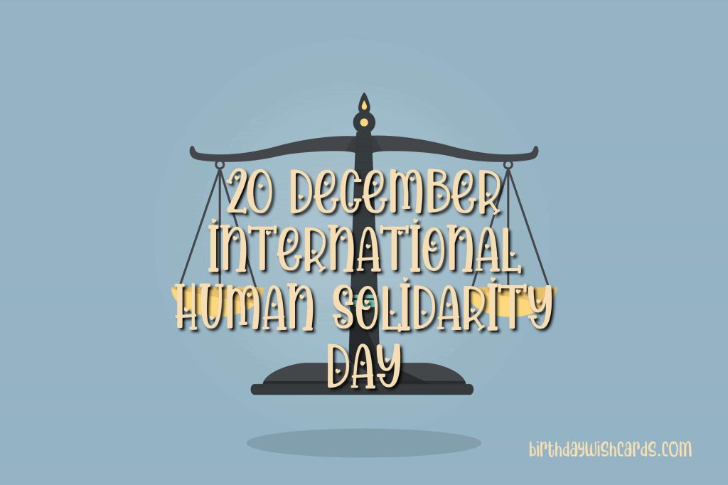 Birthday Wish Cards | International Human Solidarity Day Birthday Wish Cards | International Human Solidarity Day