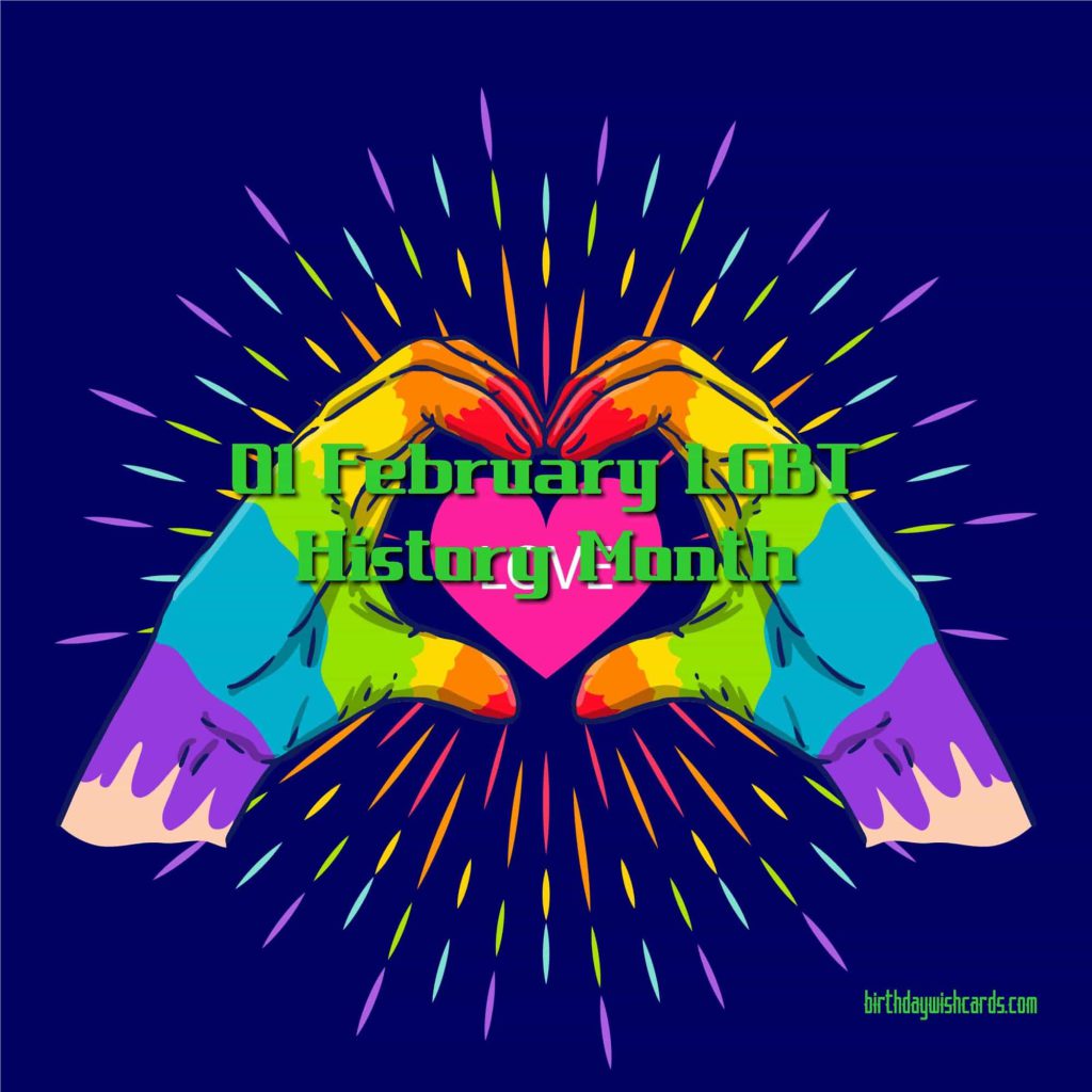 Birthday Wish Cards | 01-February LGBT History Month: Birthday Wish Cards | 01-February LGBT History Month: