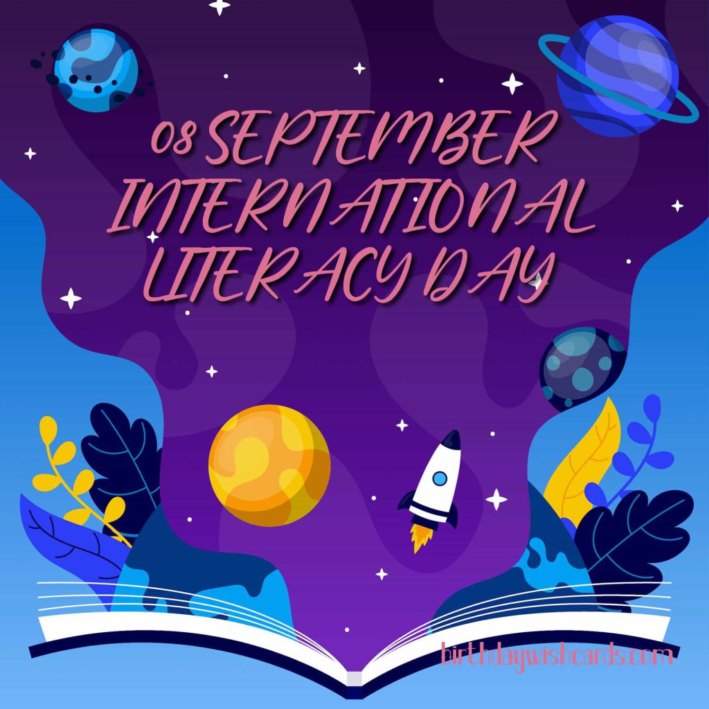 Birthday Wish Cards | 08-September International Literacy Day: Birthday Wish Cards | 08-September International Literacy Day: