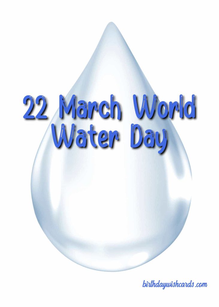 Birthday Wish Cards | 22-March World Water Day Birthday Wish Cards | 22-March World Water Day