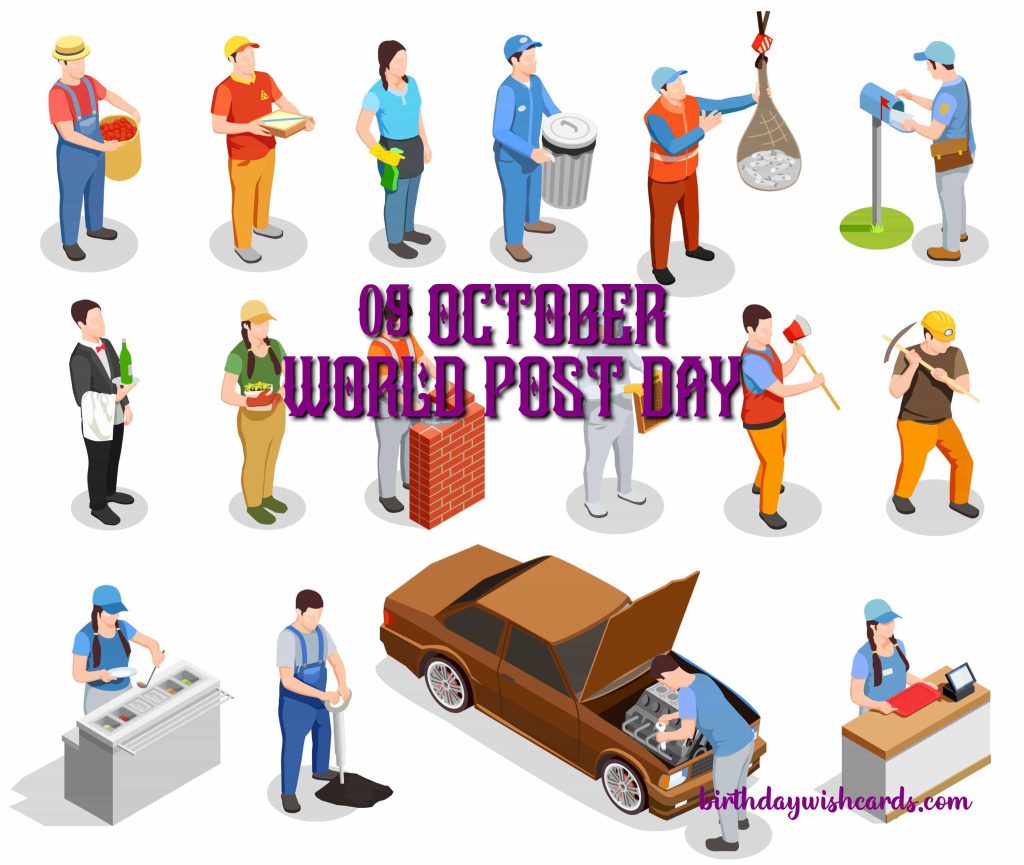Birthday Wish Cards | 09-October World Post Day: Birthday Wish Cards | 09-October World Post Day: