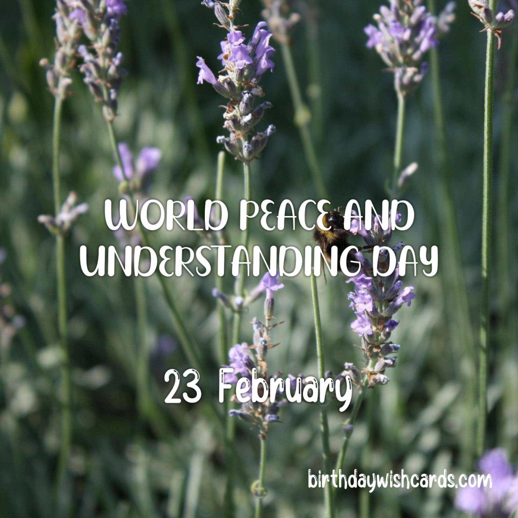 Birthday Wish Cards | 23-Feb World Peace and Understanding Day: Birthday Wish Cards | 23-Feb World Peace and Understanding Day: