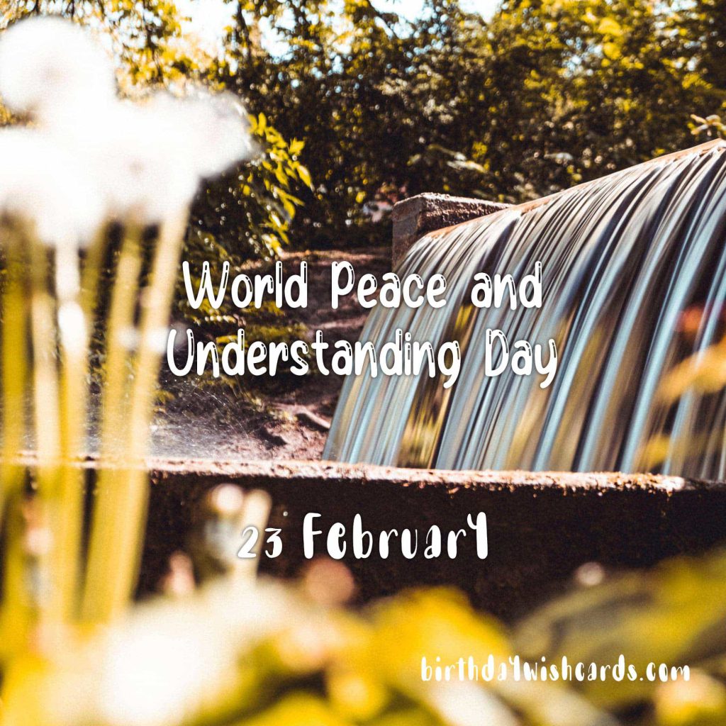 Birthday Wish Cards | 23-Feb World Peace and Understanding Day: Birthday Wish Cards | 23-Feb World Peace and Understanding Day: