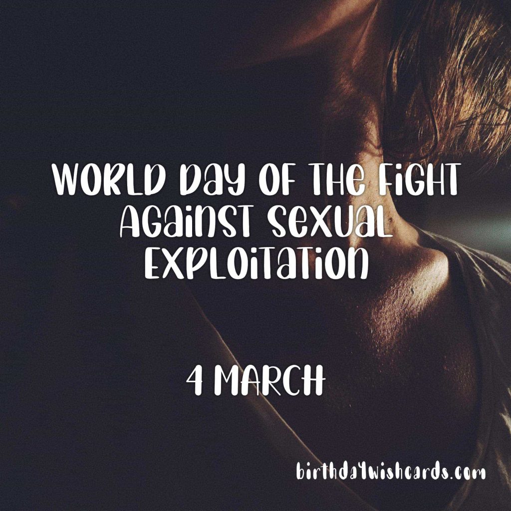 Birthday Wish Cards | 4-March World Day of the Fight Against Sexual Exploitation: Birthday Wish Cards | 4-March World Day of the Fight Against Sexual Exploitation: