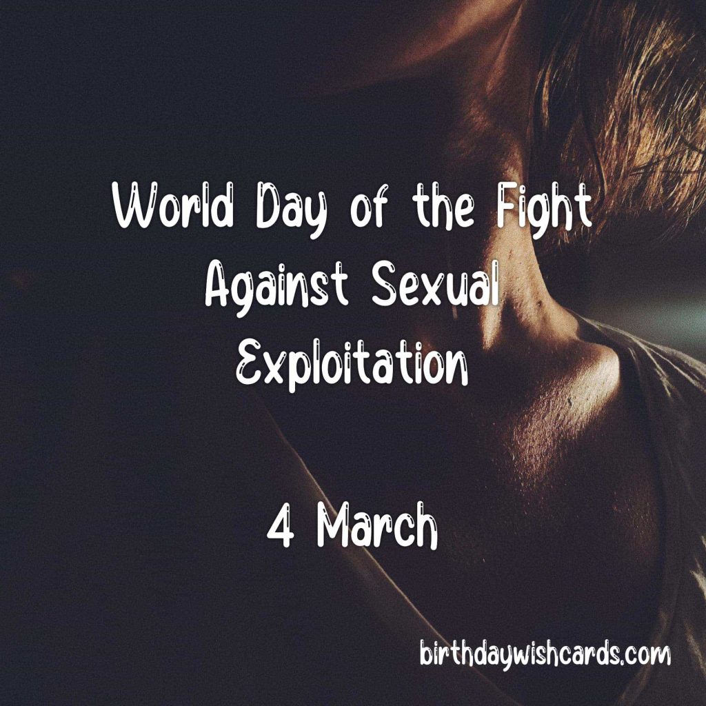 Birthday Wish Cards | 4-March World Day of the Fight Against Sexual Exploitation: Birthday Wish Cards | 4-March World Day of the Fight Against Sexual Exploitation: