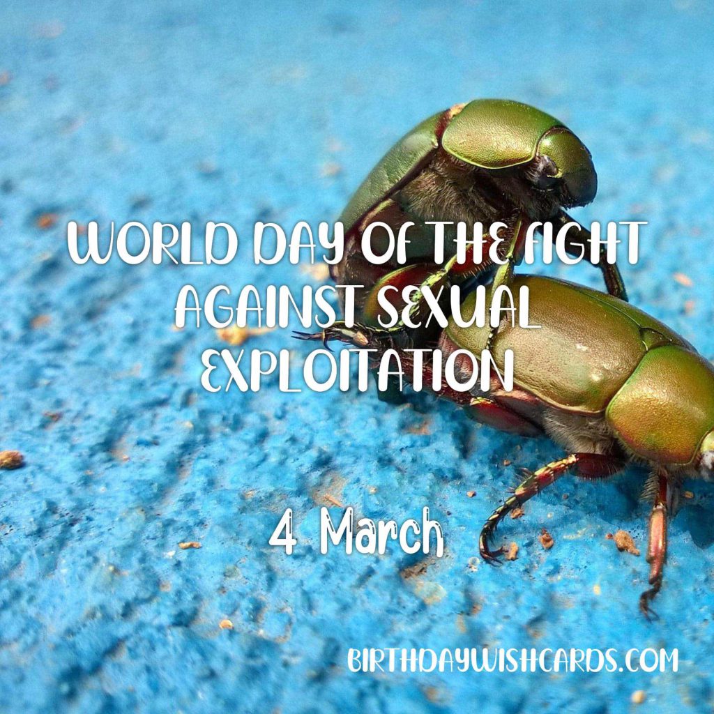Birthday Wish Cards | 4-March World Day of the Fight Against Sexual Exploitation: Birthday Wish Cards | 4-March World Day of the Fight Against Sexual Exploitation:
