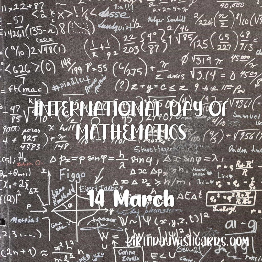 Birthday Wish Cards | 14-March International Day of Mathematics: Birthday Wish Cards | 14-March International Day of Mathematics: