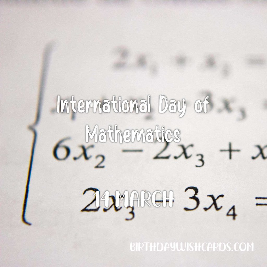 Birthday Wish Cards | 14-March International Day of Mathematics: Birthday Wish Cards | 14-March International Day of Mathematics: