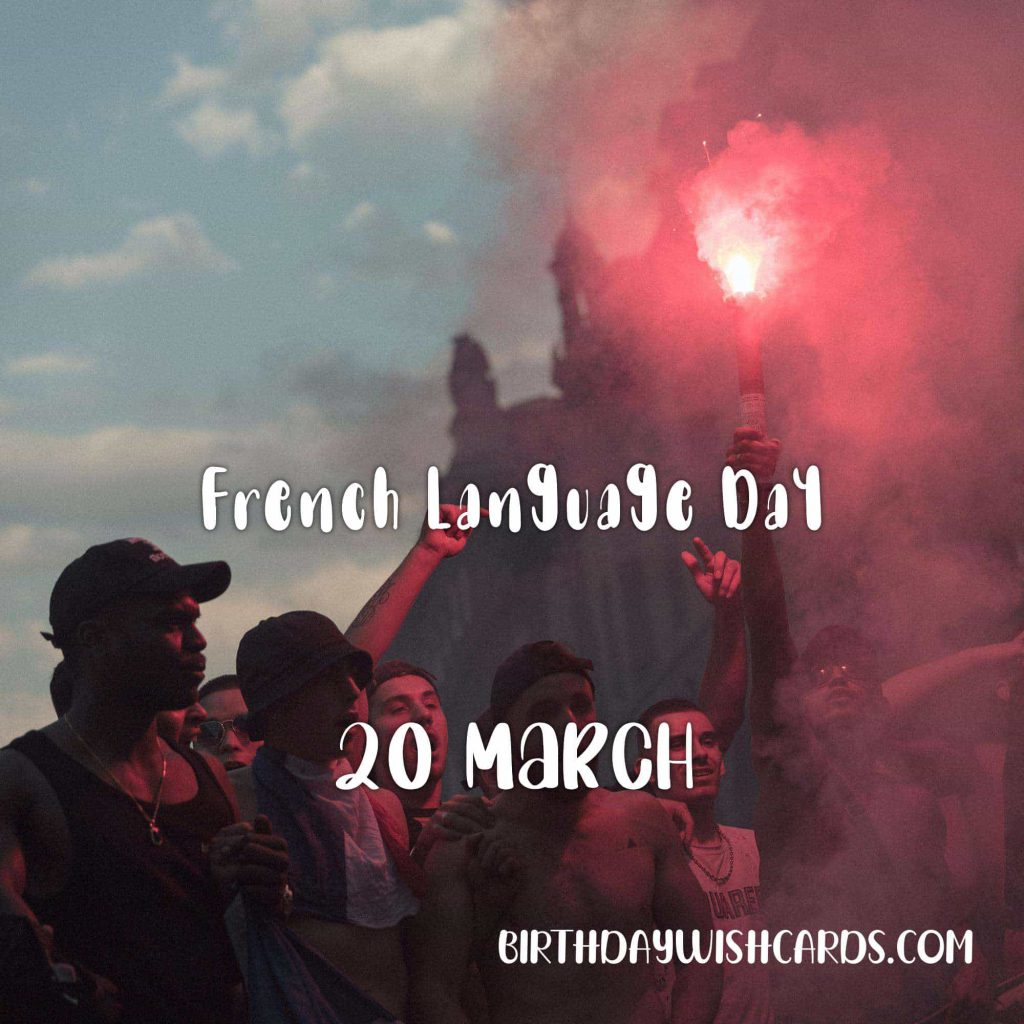 Birthday Wish Cards | 20-March French Language Day: Birthday Wish Cards | 20-March French Language Day: