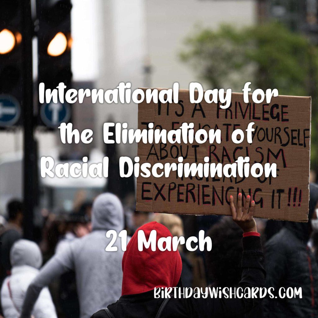 Birthday Wish Cards | 21-March International Day for the Elimination of Racial Discrimination: Birthday Wish Cards | 21-March International Day for the Elimination of Racial Discrimination:
