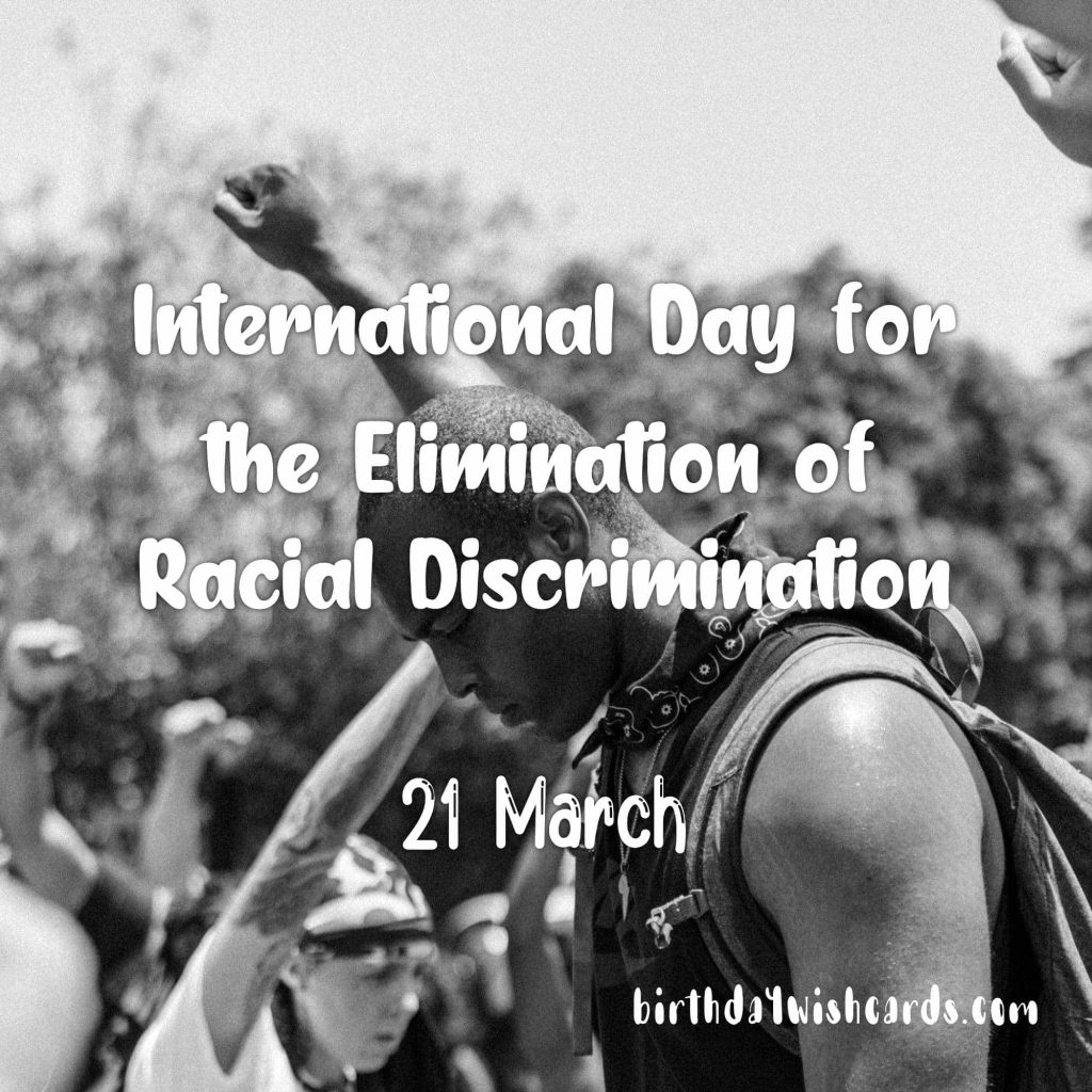 Birthday Wish Cards | 21-March International Day for the Elimination of Racial Discrimination: Birthday Wish Cards | 21-March International Day for the Elimination of Racial Discrimination:
