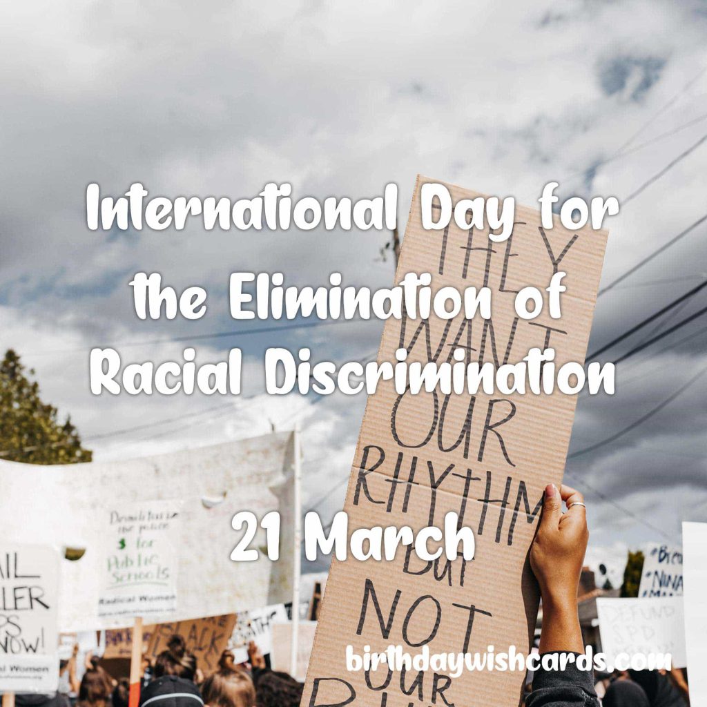 Birthday Wish Cards | 21-March International Day for the Elimination of Racial Discrimination: Birthday Wish Cards | 21-March International Day for the Elimination of Racial Discrimination: