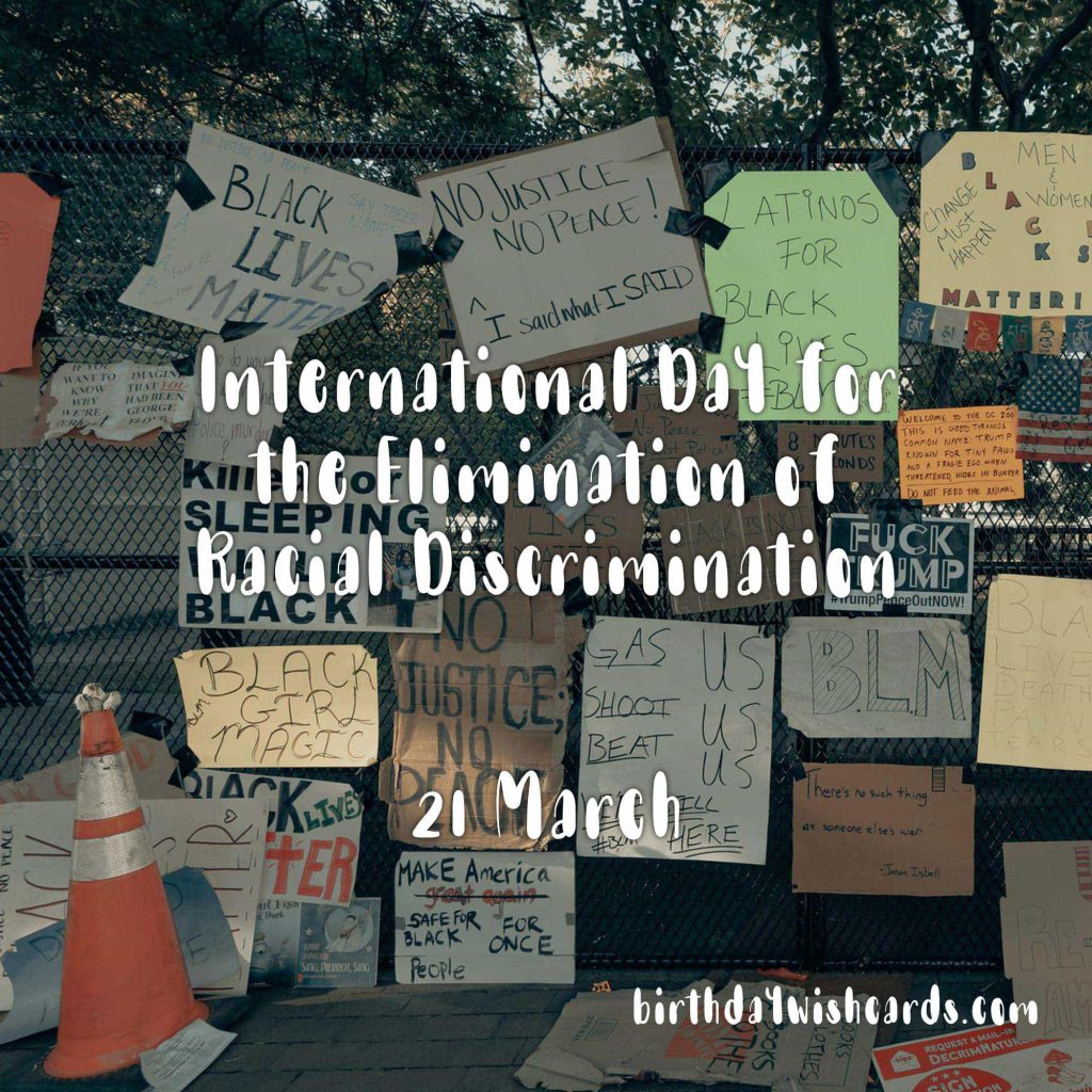 Birthday Wish Cards | 21-March International Day for the Elimination of Racial Discrimination: Birthday Wish Cards | 21-March International Day for the Elimination of Racial Discrimination: