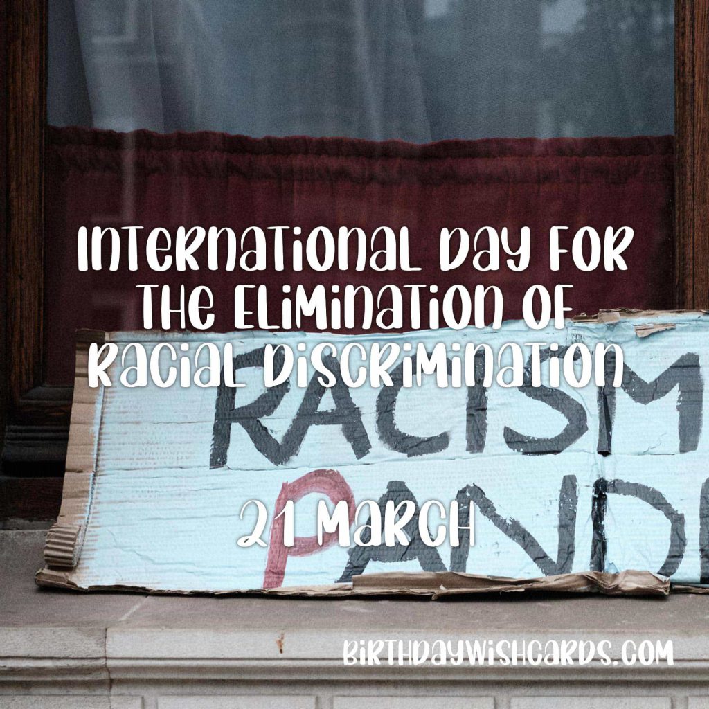 Birthday Wish Cards | 21-March International Day for the Elimination of Racial Discrimination: Birthday Wish Cards | 21-March International Day for the Elimination of Racial Discrimination: