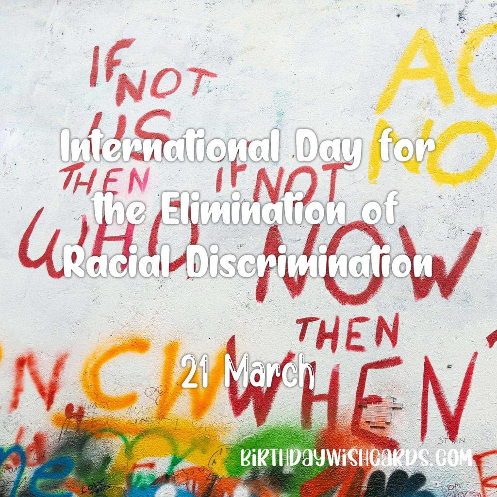 Birthday Wish Cards | 21-March International Day for the Elimination of Racial Discrimination: Birthday Wish Cards | 21-March International Day for the Elimination of Racial Discrimination: