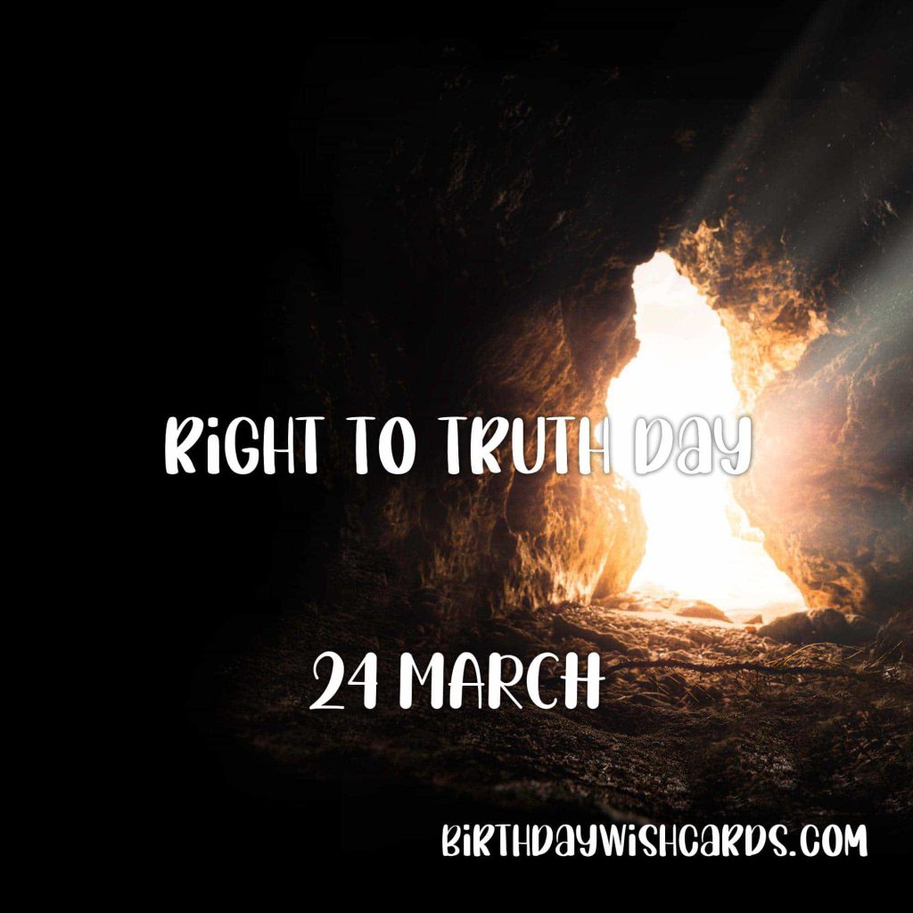 Birthday Wish Cards | 24-March International Day For the Right to Truth: Birthday Wish Cards | 24-March International Day For the Right to Truth: