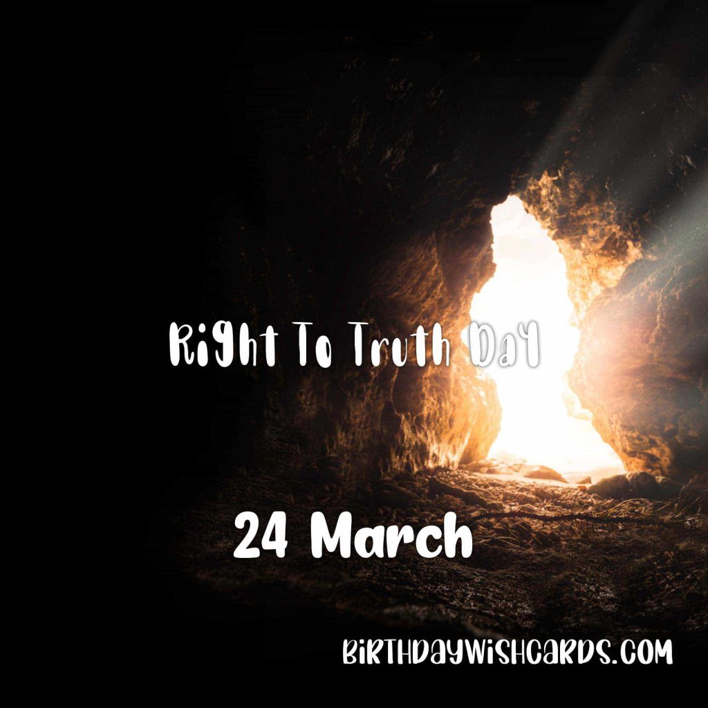 Birthday Wish Cards | 24-March International Day For the Right to Truth: Birthday Wish Cards | 24-March International Day For the Right to Truth: