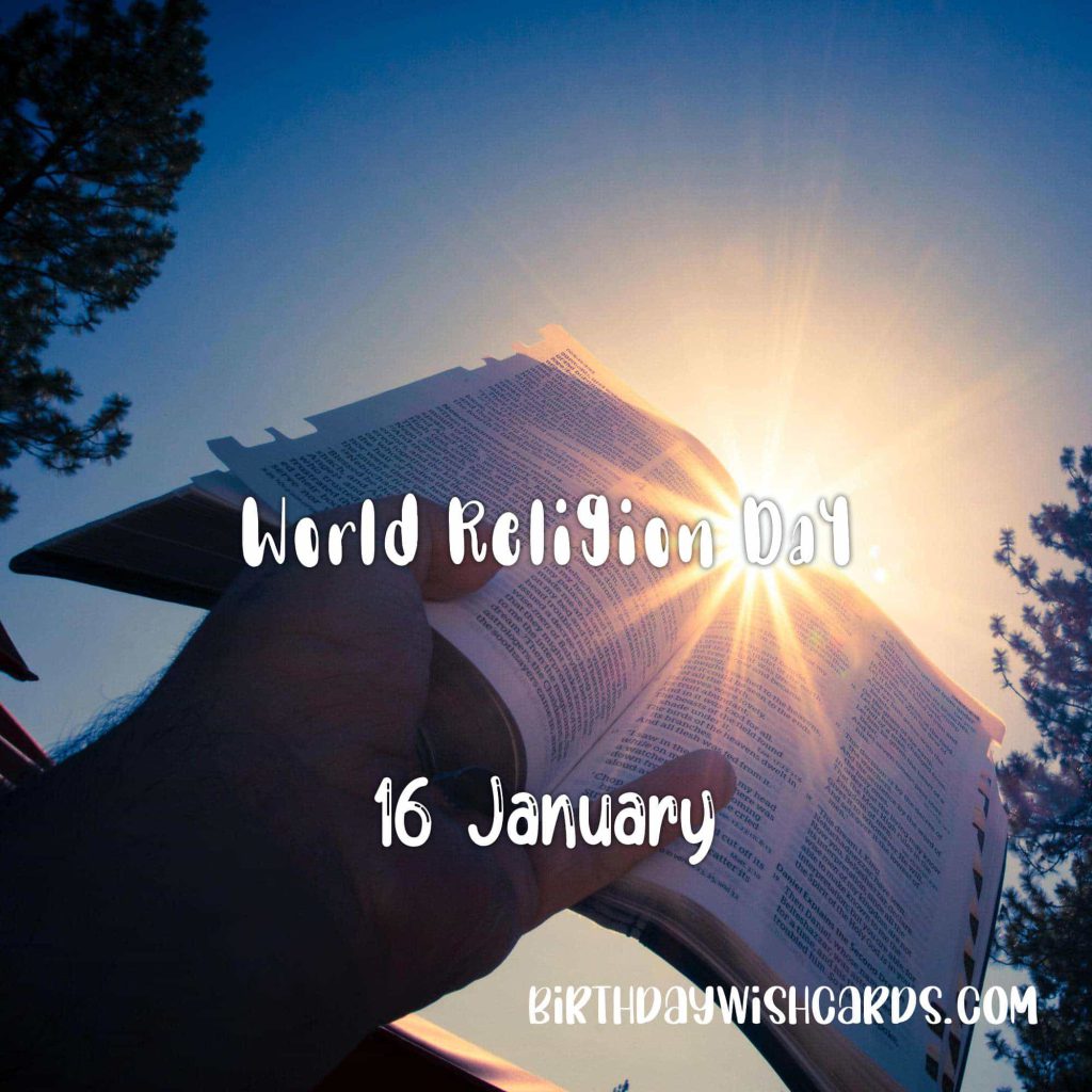 Birthday Wish Cards | 16-January World Religion Day: Birthday Wish Cards | 16-January World Religion Day: