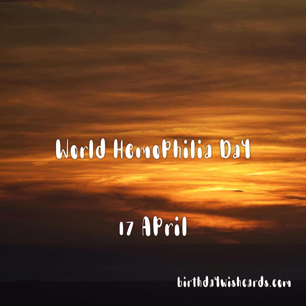 Birthday Wish Cards | 17-April World Hemophilia Day: Birthday Wish Cards | 17-April World Hemophilia Day: