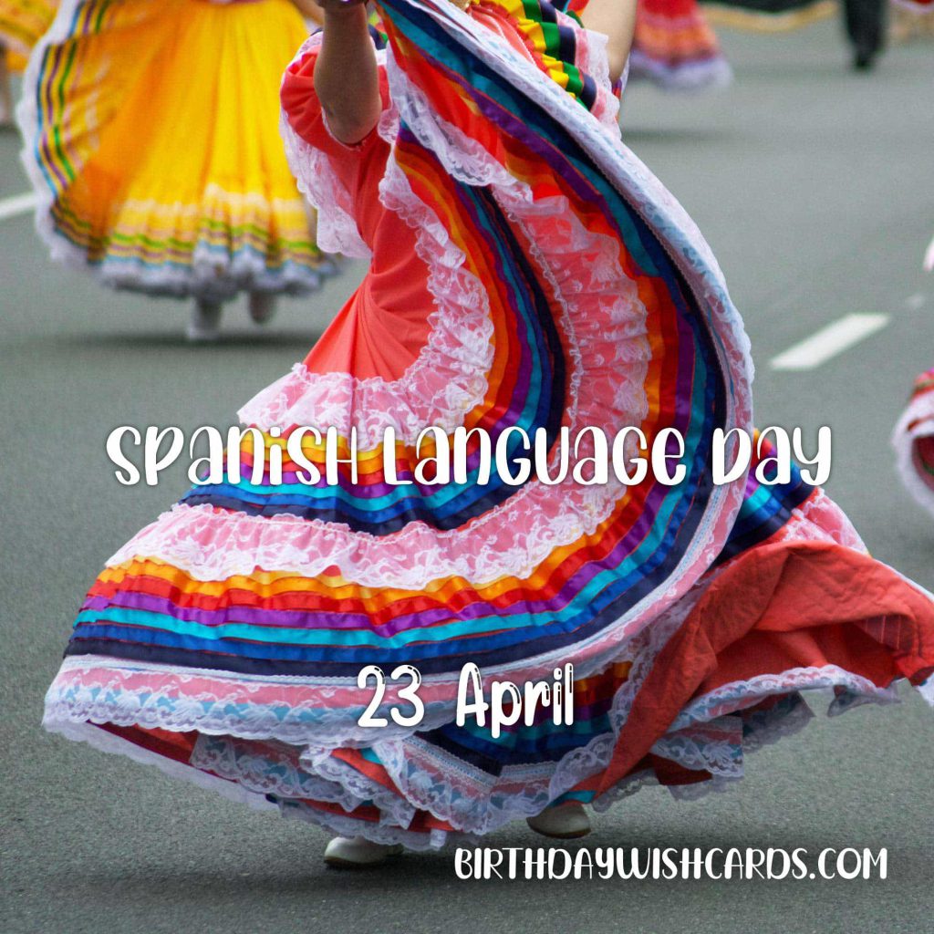 Birthday Wish Cards | 23-April Spanish Language Day: Birthday Wish Cards | 23-April Spanish Language Day: