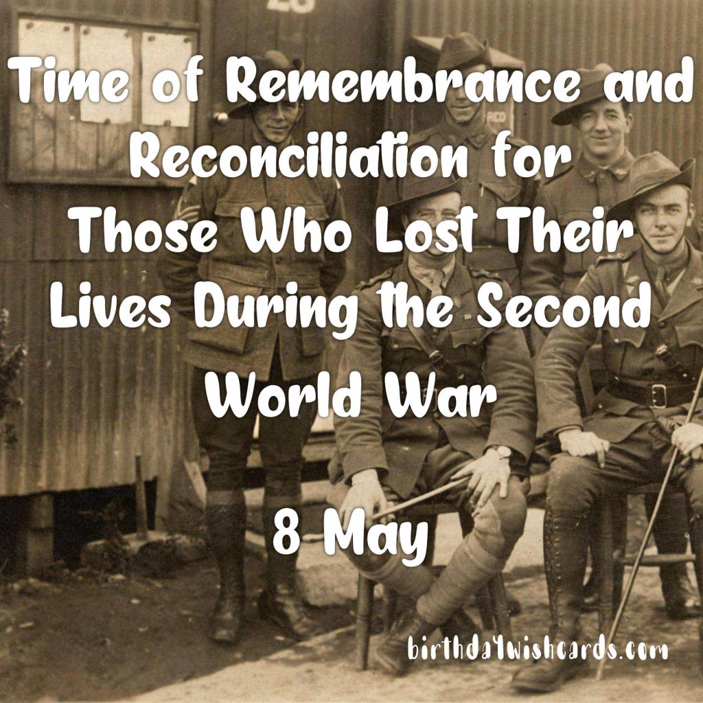 Birthday Wish Cards | 8,9-May Time of Remembrance and Reconciliation for Those Who Lost Their Lives During the Second World War: Birthday Wish Cards | 8,9-May Time of Remembrance and Reconciliation for Those Who Lost Their Lives During the Second World War: