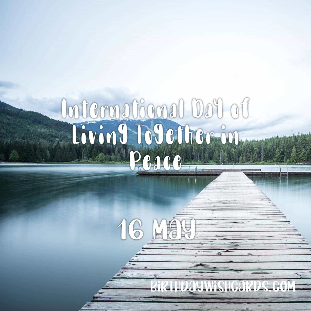 Birthday Wish Cards | 16-May International Day of Living Together on Peace Day: Birthday Wish Cards | 16-May International Day of Living Together on Peace Day: