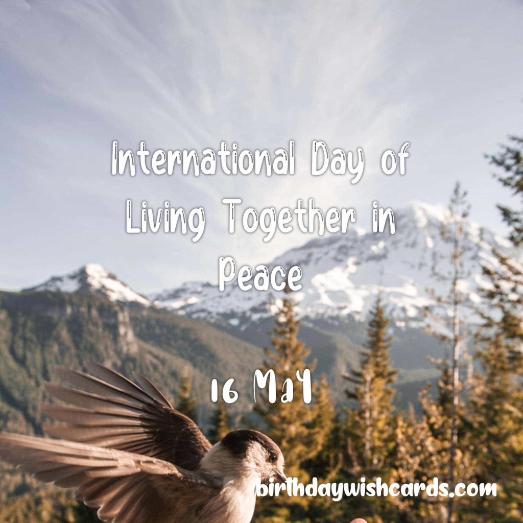 Birthday Wish Cards | 16-May International Day of Living Together on Peace Day: Birthday Wish Cards | 16-May International Day of Living Together on Peace Day: