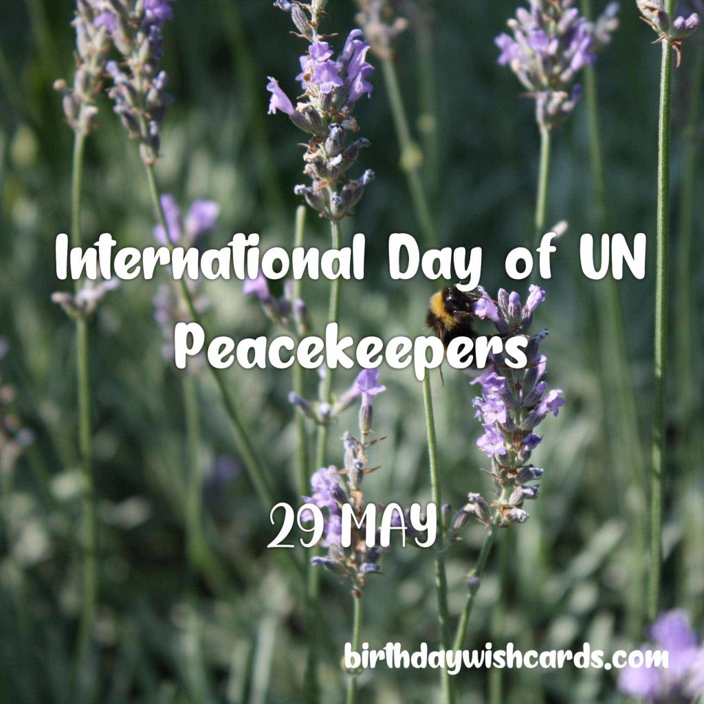 Birthday Wish Cards | 29-May International Day of UN Peacekeepers: Birthday Wish Cards | 29-May International Day of UN Peacekeepers: