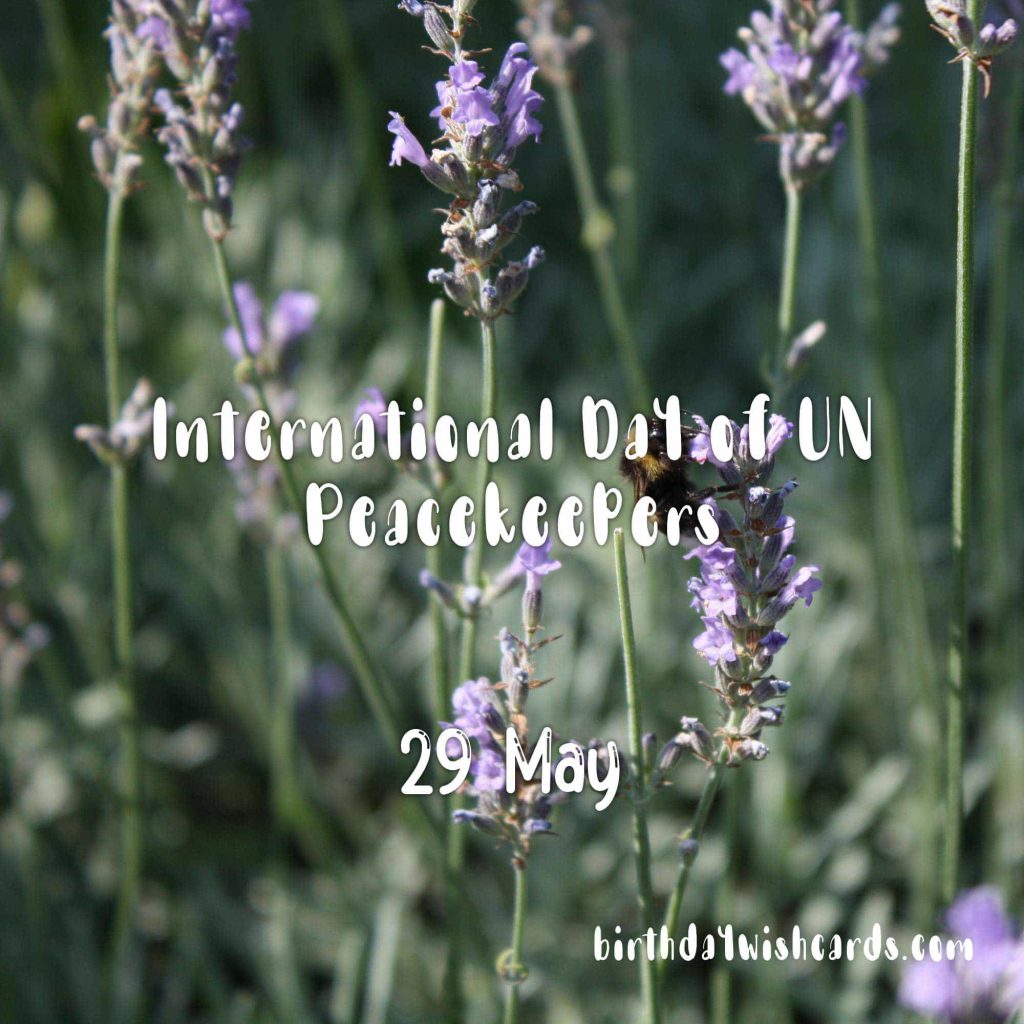 Birthday Wish Cards | 29-May International Day of UN Peacekeepers: Birthday Wish Cards | 29-May International Day of UN Peacekeepers: