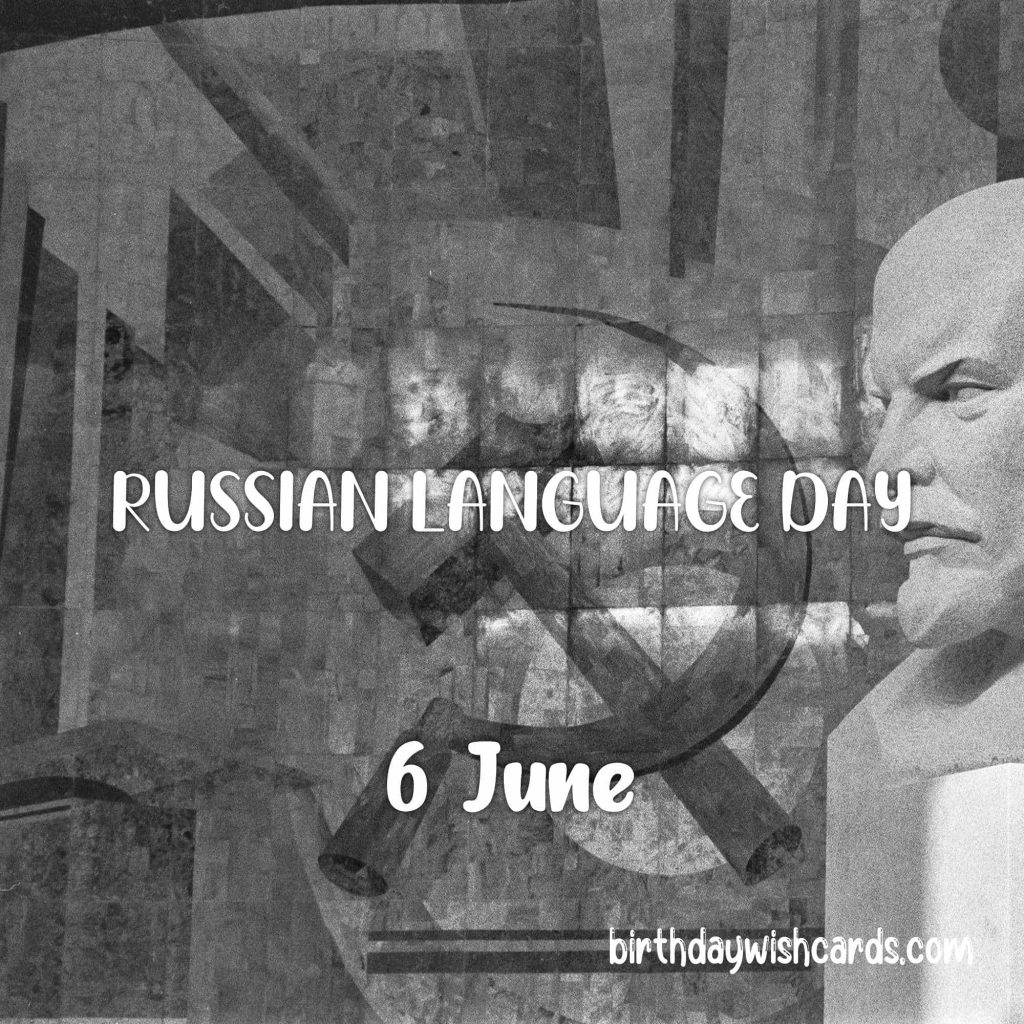 Birthday Wish Cards | 6-June Russian Language Day: Birthday Wish Cards | 6-June Russian Language Day: