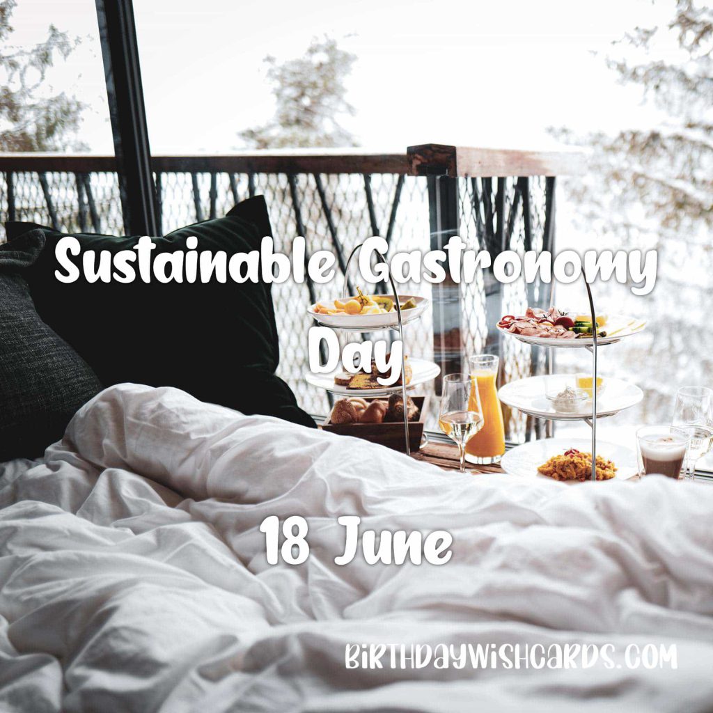 Birthday Wish Cards | 18-June Sustainable Gastronomy Day: Birthday Wish Cards | 18-June Sustainable Gastronomy Day: