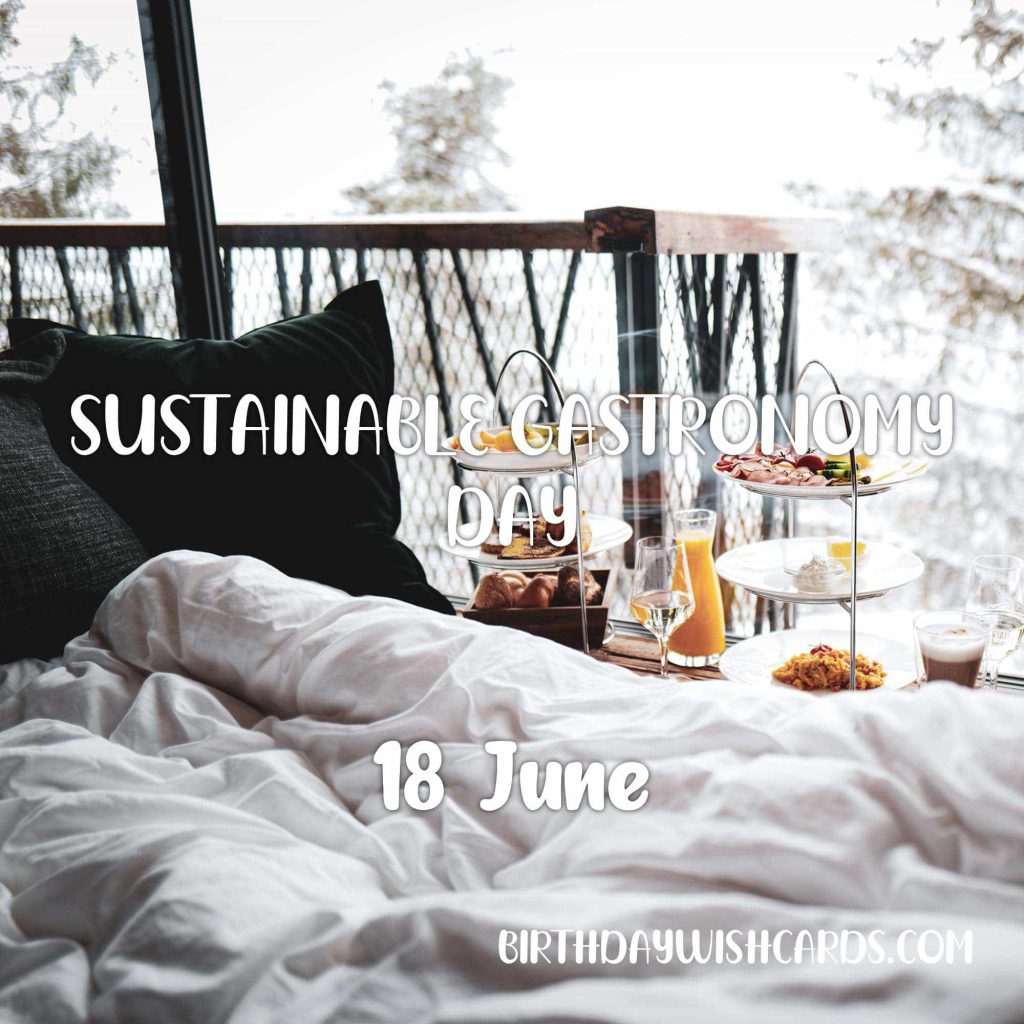 Birthday Wish Cards | 18-June Sustainable Gastronomy Day: Birthday Wish Cards | 18-June Sustainable Gastronomy Day: