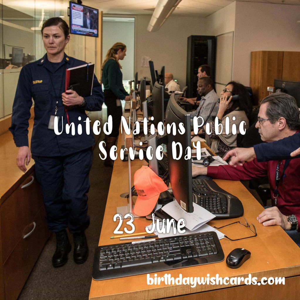 Birthday Wish Cards | 23-June United Nations Public Service Day: Birthday Wish Cards | 23-June United Nations Public Service Day: