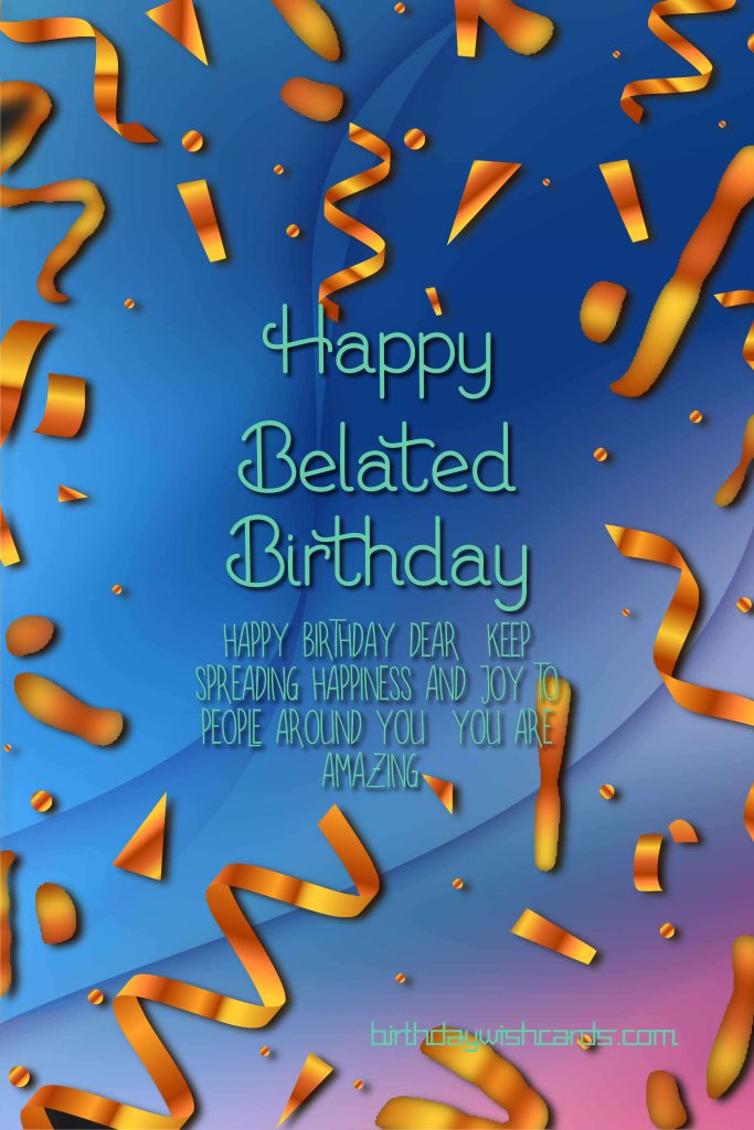 Birthday Wish Cards | belated chocolate birthday ecard Birthday Wish Cards | belated chocolate birthday ecard
