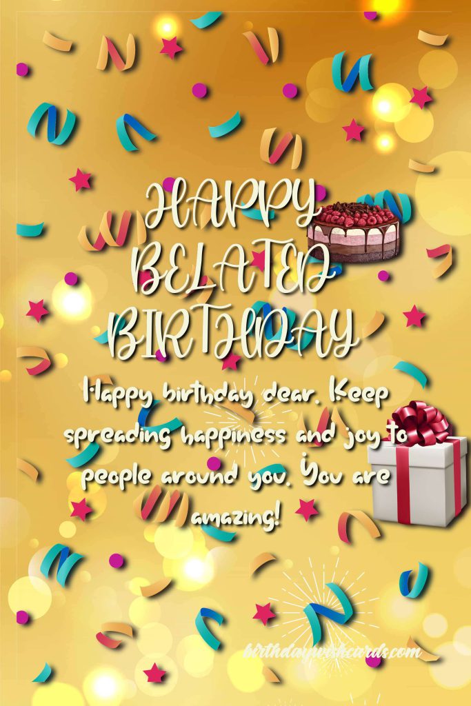 Birthday Wish Cards | belated chocolate birthday ecard Birthday Wish Cards | belated chocolate birthday ecard