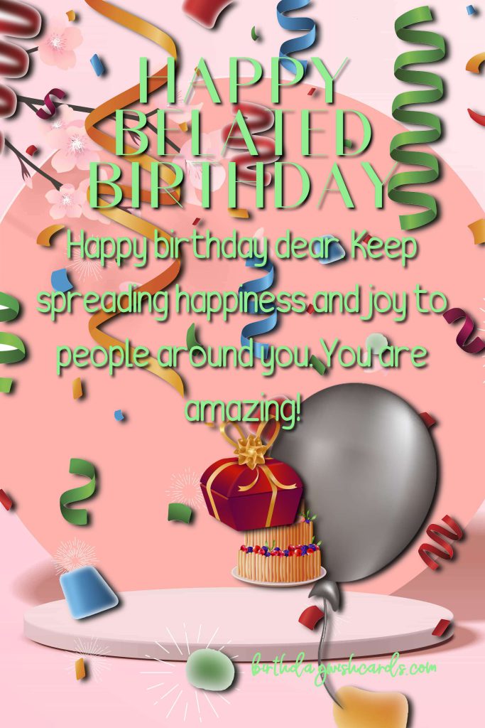 Birthday Wish Cards | Happy Belated Birthday E-card Birthday Wish Cards | Happy Belated Birthday E-card
