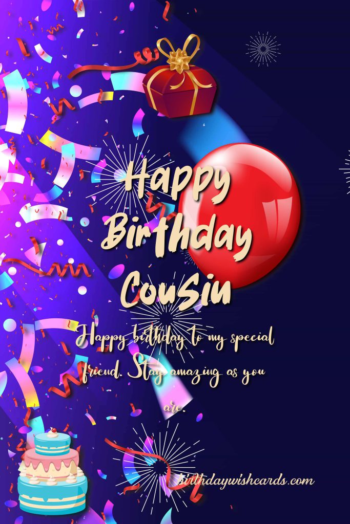 Birthday Wish Cards | Beautiful Happy Birthday Image For Cousin Birthday Wish Cards | Beautiful Happy Birthday Image For Cousin