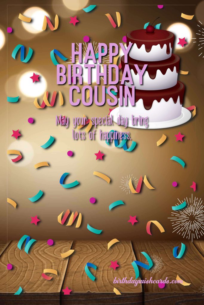 Birthday Wish Cards | Beautiful Happy Birthday Image For Cousin Birthday Wish Cards | Beautiful Happy Birthday Image For Cousin