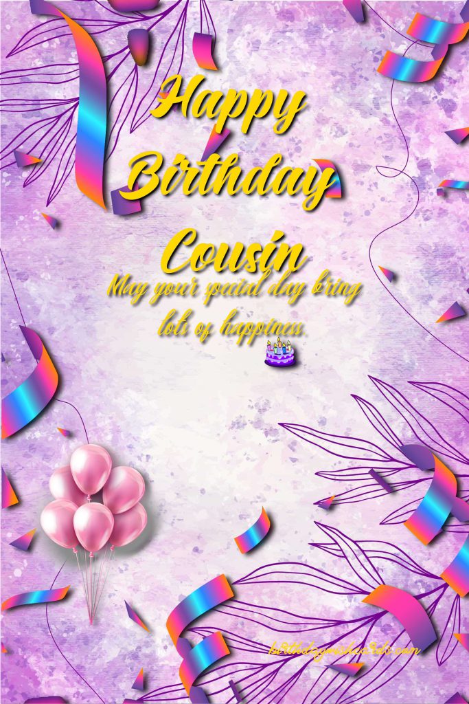 Birthday Wish Cards | Beautiful Happy Birthday Image For Cousin Birthday Wish Cards | Beautiful Happy Birthday Image For Cousin