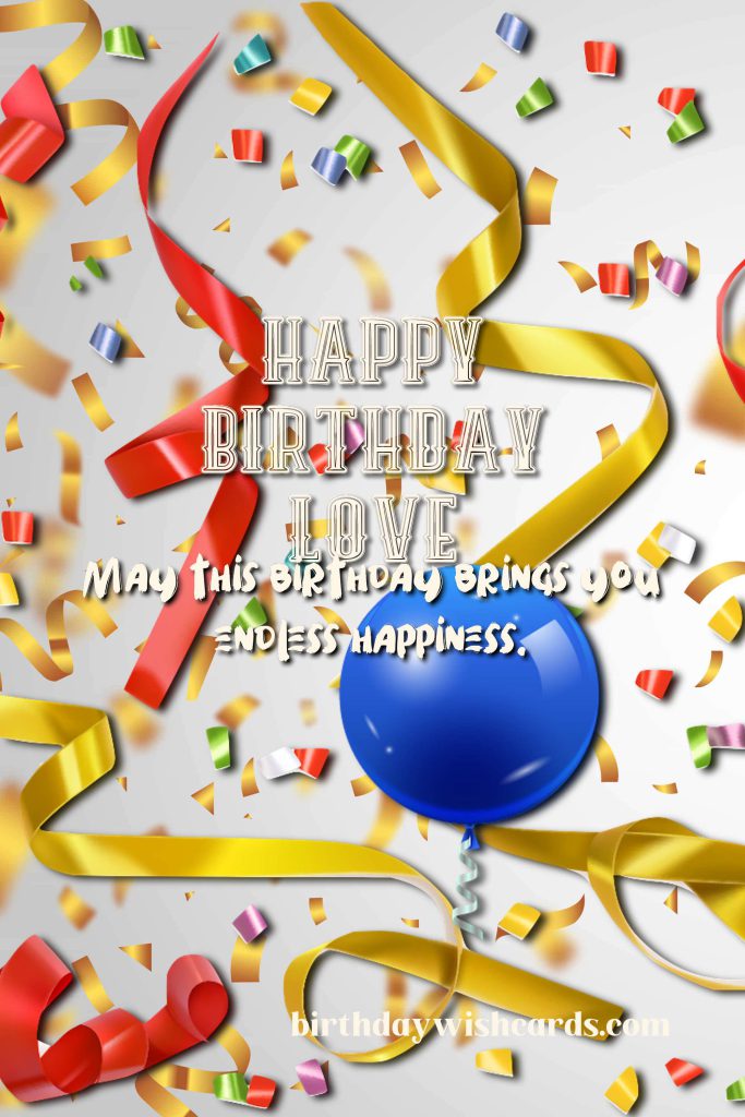 Birthday Wish Cards | happy birthday love of my life Birthday Wish Cards | happy birthday love of my life