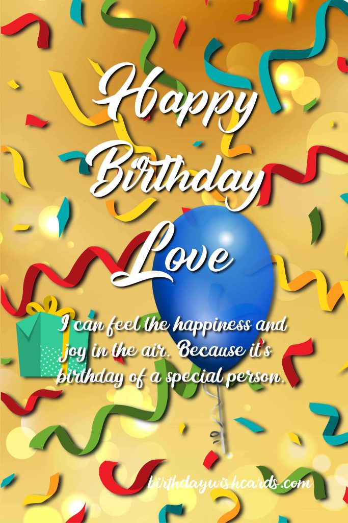 Birthday Wish Cards | happy birthday love of my life Birthday Wish Cards | happy birthday love of my life