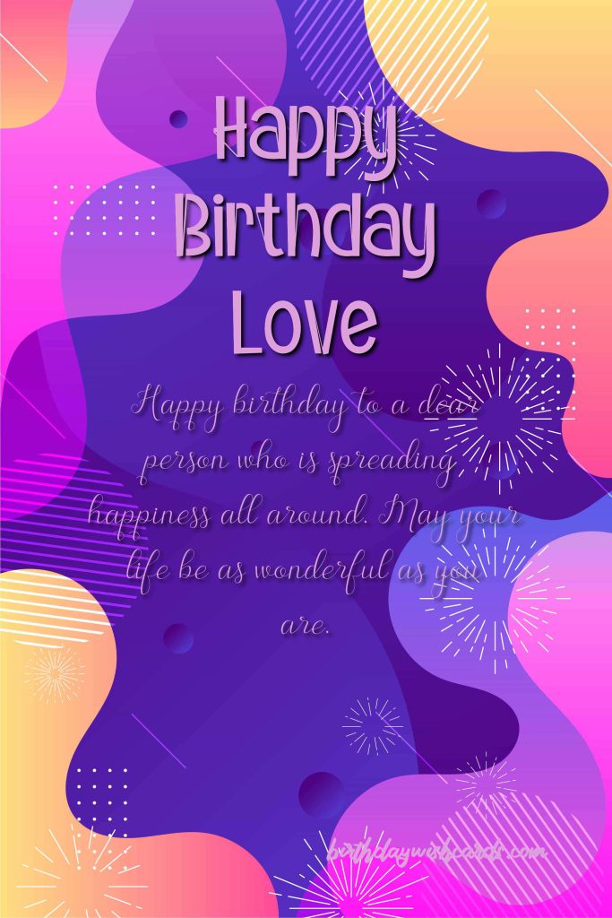 Birthday Wish Cards | happy birthday love of my life Birthday Wish Cards | happy birthday love of my life