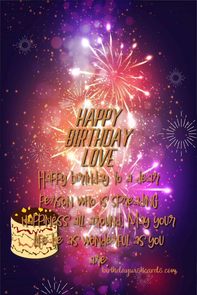 Birthday Wish Cards | happy birthday love of my life Birthday Wish Cards | happy birthday love of my life