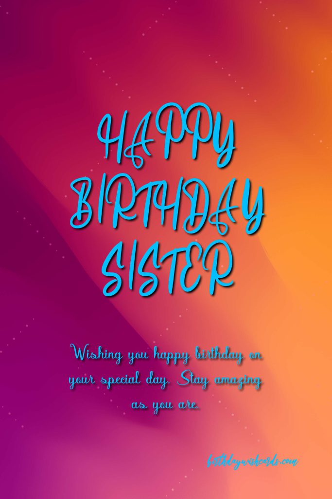 Birthday Wish Cards | Happy birthday For Sister Birthday Wish Cards | Happy birthday For Sister