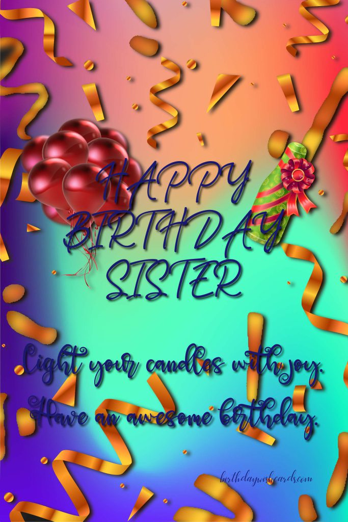 Birthday Wish Cards | Happy birthday For Sister Birthday Wish Cards | Happy birthday For Sister