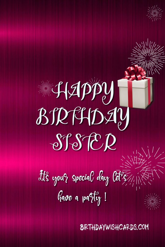 Birthday Wish Cards | Happy birthday For Sister Birthday Wish Cards | Happy birthday For Sister